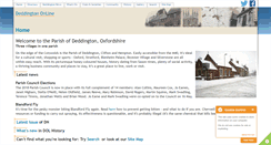 Desktop Screenshot of deddington.org.uk