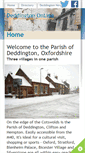 Mobile Screenshot of deddington.org.uk